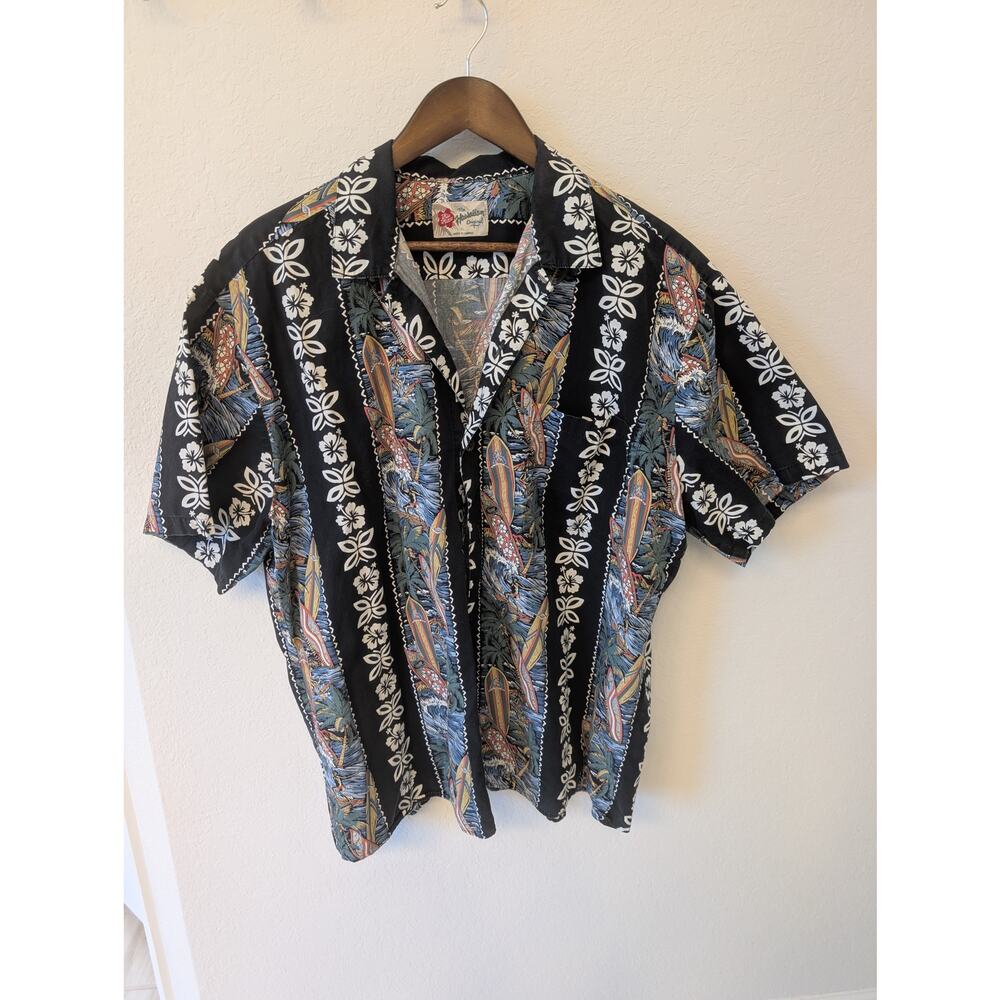 VTG The Hawaiian Original Hilo Hatti Mens button down Shirt XL